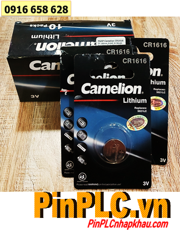 COMBO mua 01Hộp 10vỉ=10viên Pin Camelion CR1616 lithium 3.0v _Giá chỉ 219.000đ/HỘP